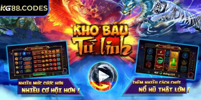 Kho Báu Tứ Linh KG88 – Khám Phá Bí Mật Thần Thoại Huyền Ảo 1 Khái quát về nổ hũ kho báu tứ linh KG88