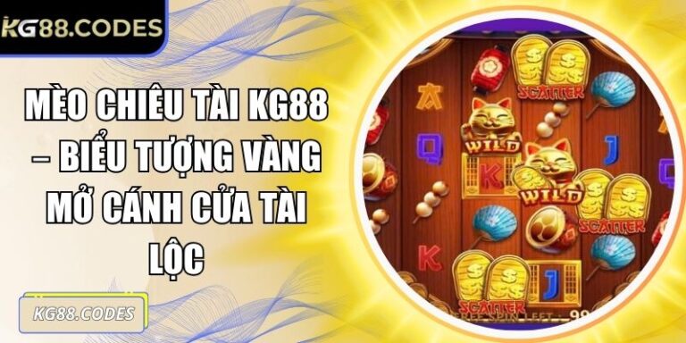 Mèo Chiêu Tài KG88 – Biểu Tượng Vàng Mở Cánh Cửa Tài Lộc 7 Mèo chiêu tài KG88