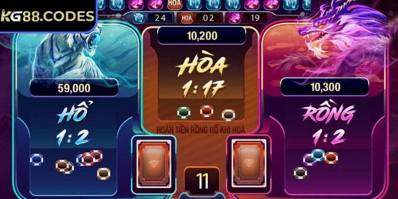 Sảnh EVO KG88 – Không Gian Giải Trí Đẳng Cấp Đỉnh Cao 3 Một lá bài quyết định thắng bại tại Dragon Tiger