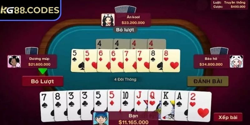 Tiến Lên Miền Nam KG88 - Game Kinh Điển, Kịch Tính Từng Ván 3 Lựa thời điểm ra bài phù hợp tăng chiến thắng