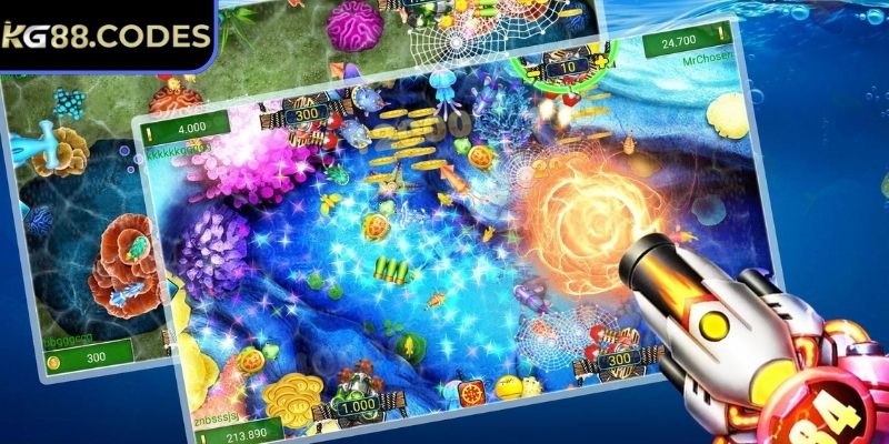 Vương Gia Đánh Cá KG88 - Game Bắn Cá Ăn Thưởng Cực Đỉnh 2 Khám phá các loại vũ khí hiện đại ở game